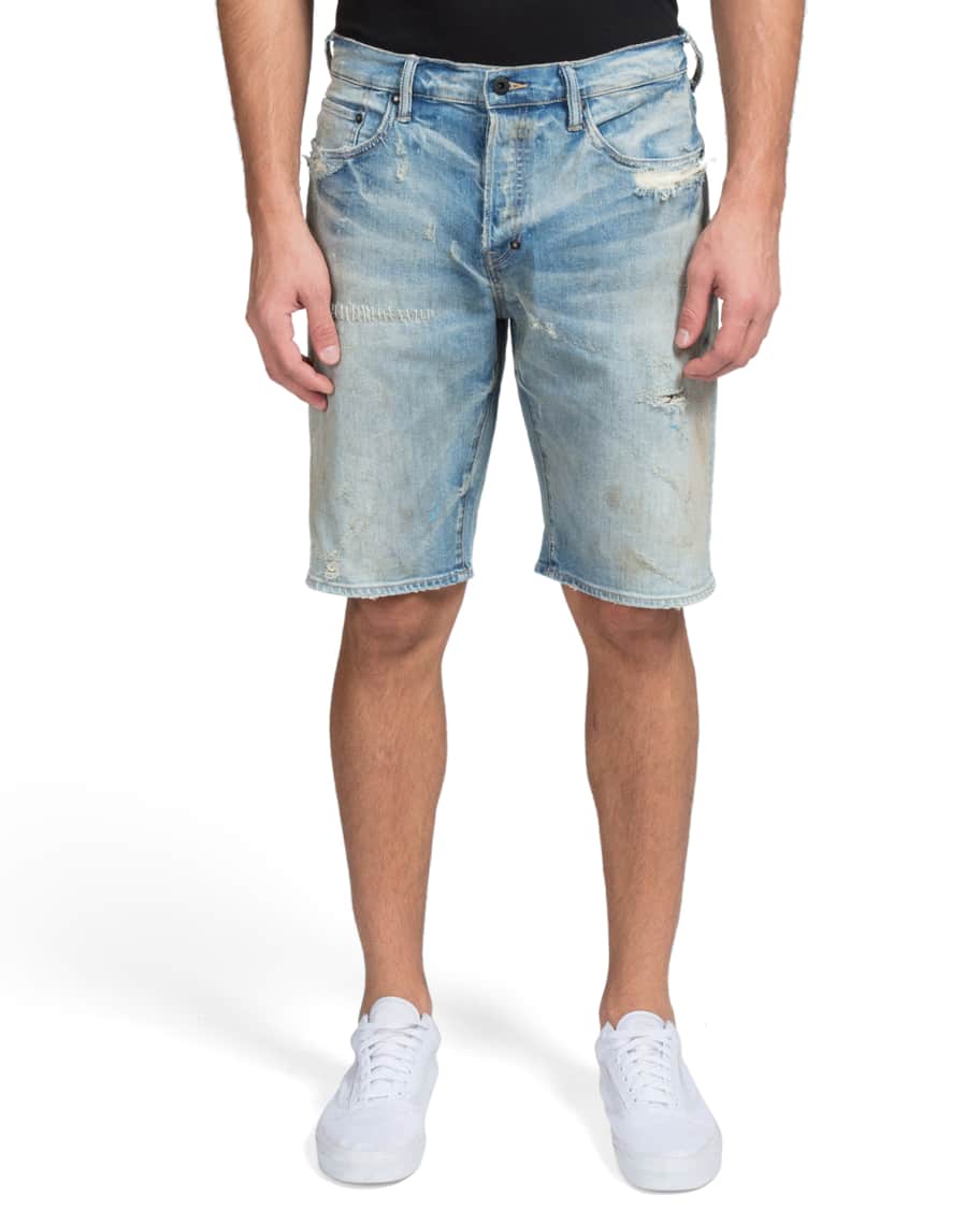 PRPS Men s Shredded 5 Pocket Denim Shorts Neiman Marcus