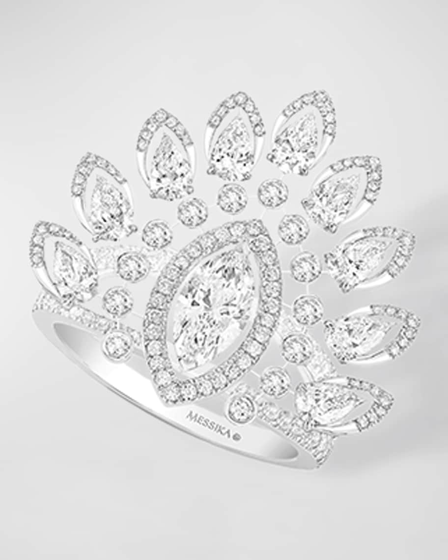 Louis Vuitton Diamond Crown Cocktail Ring