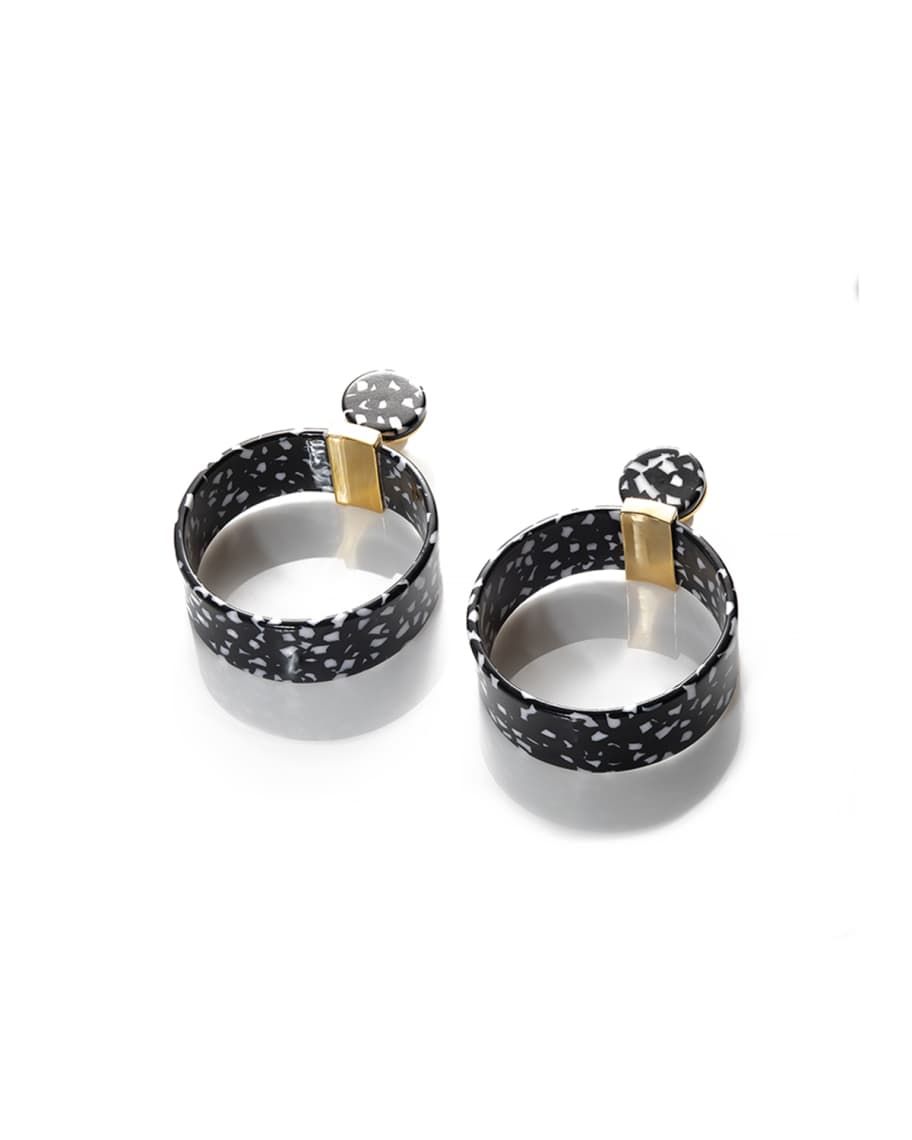 Lele sadoughi binocular hoop earrings Outlet
