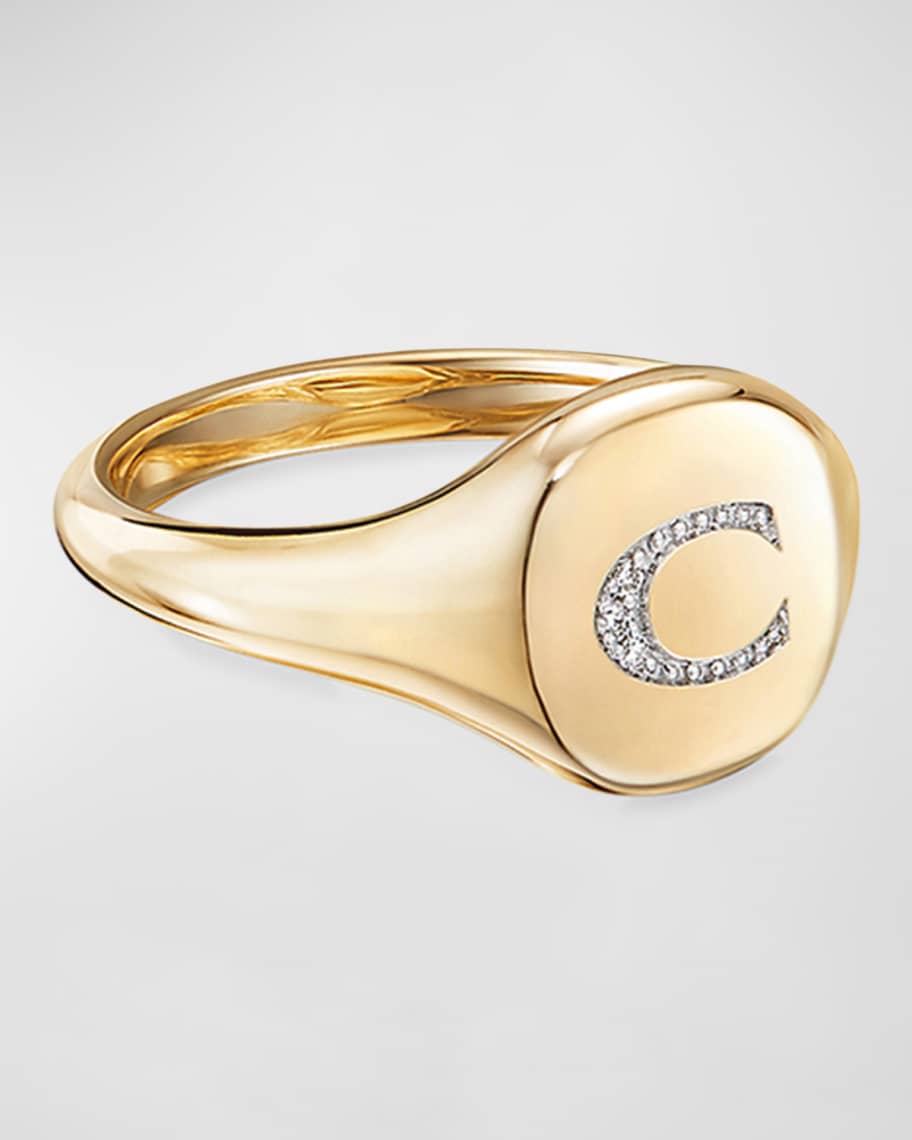 David yurman on sale pinky ring initial