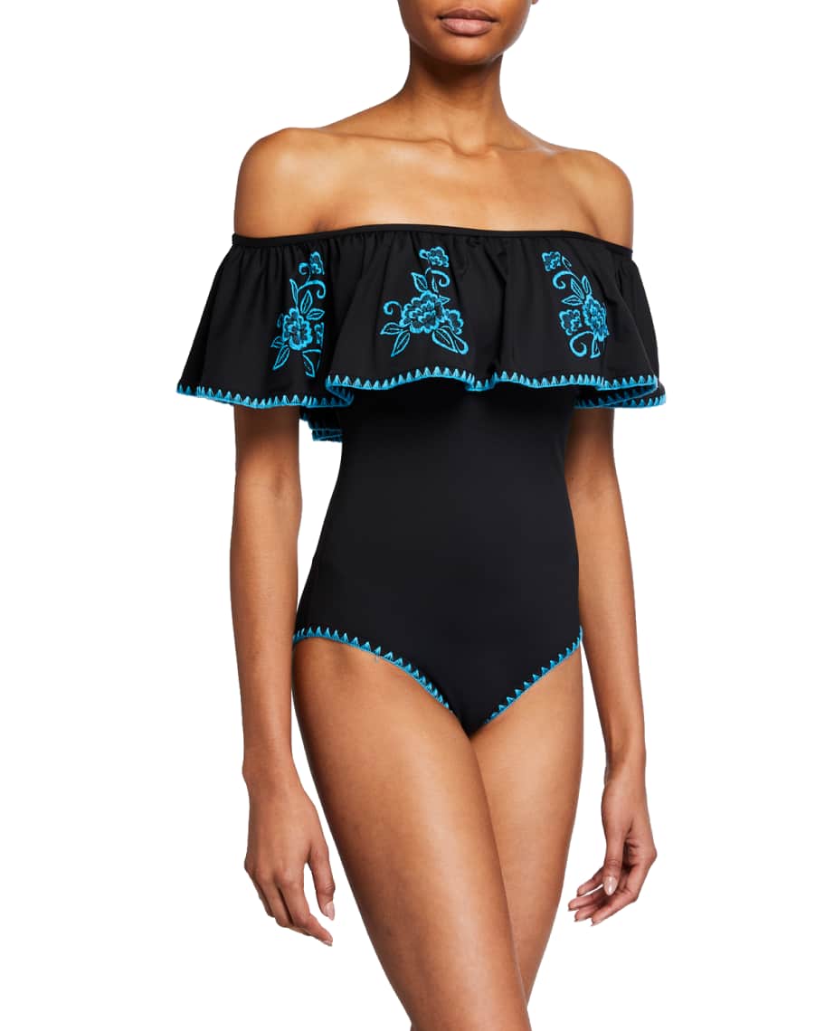 Flounce deals one piece