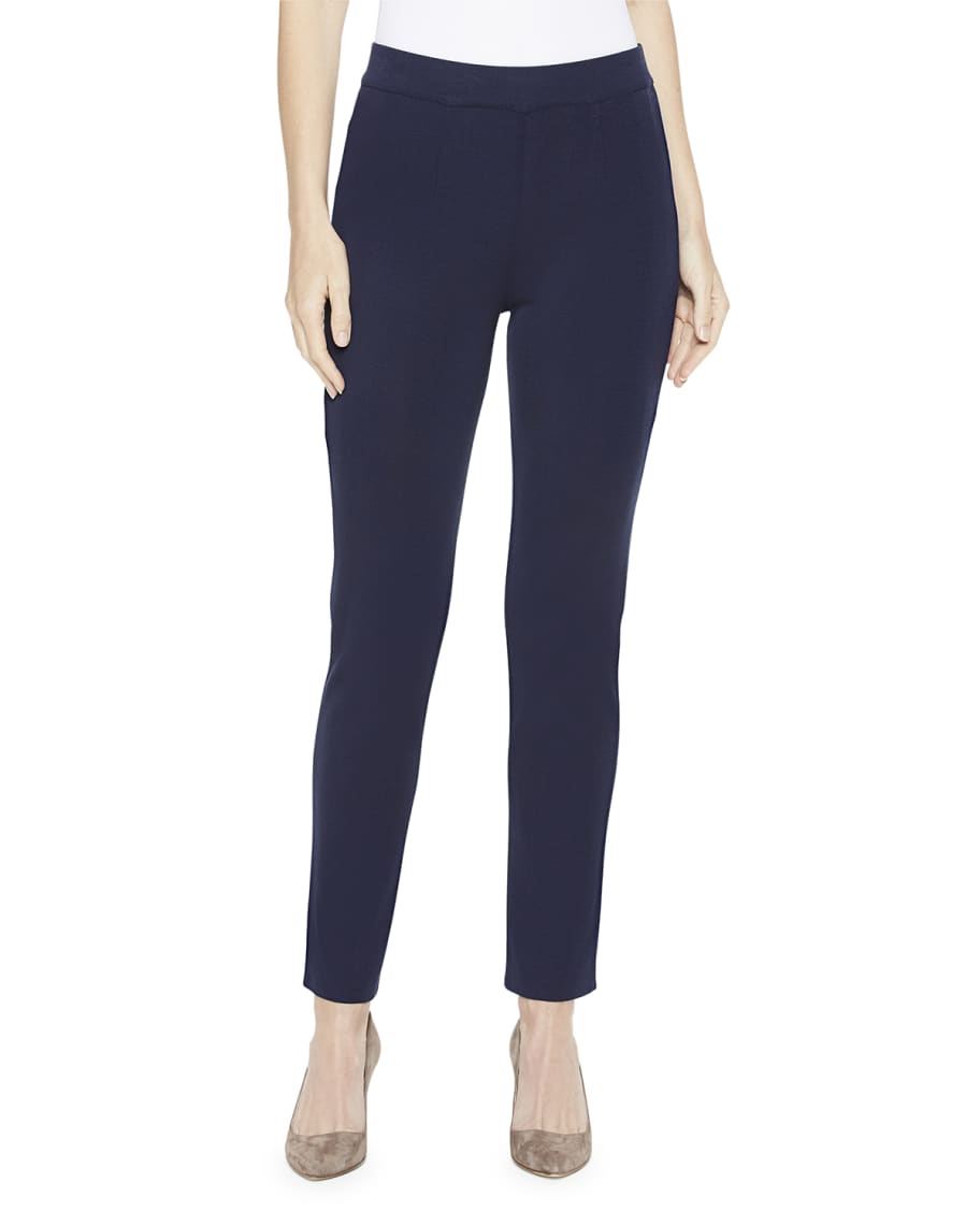 Misook Slim Leg Knit Pants Neiman Marcus