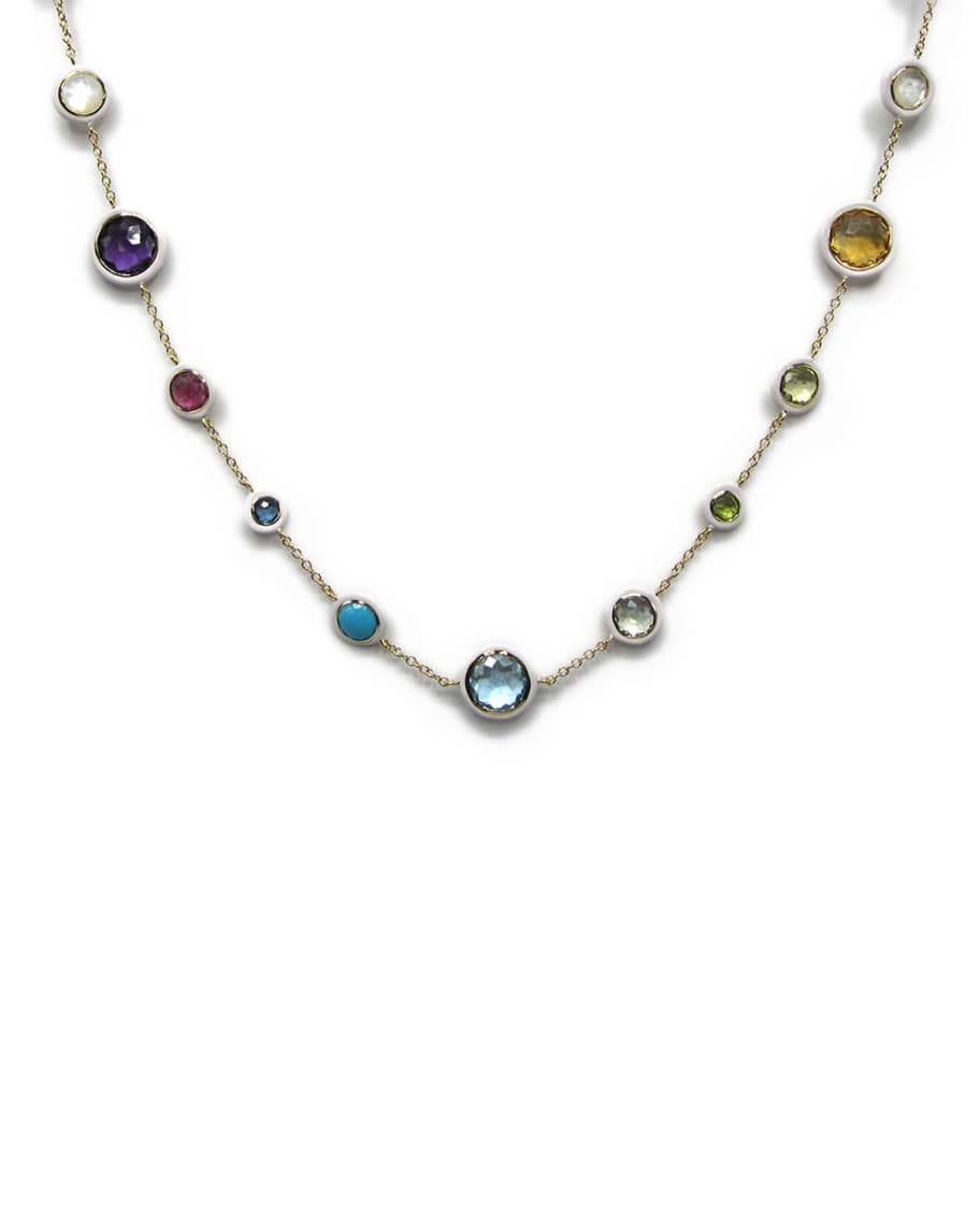 Ippolita Lollipop Carnevale Necklace in 18K Gold with Multi Stones and ...