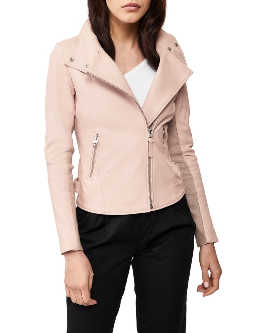 Mackage Sandy Lambskin Moto Jacket Neiman Marcus