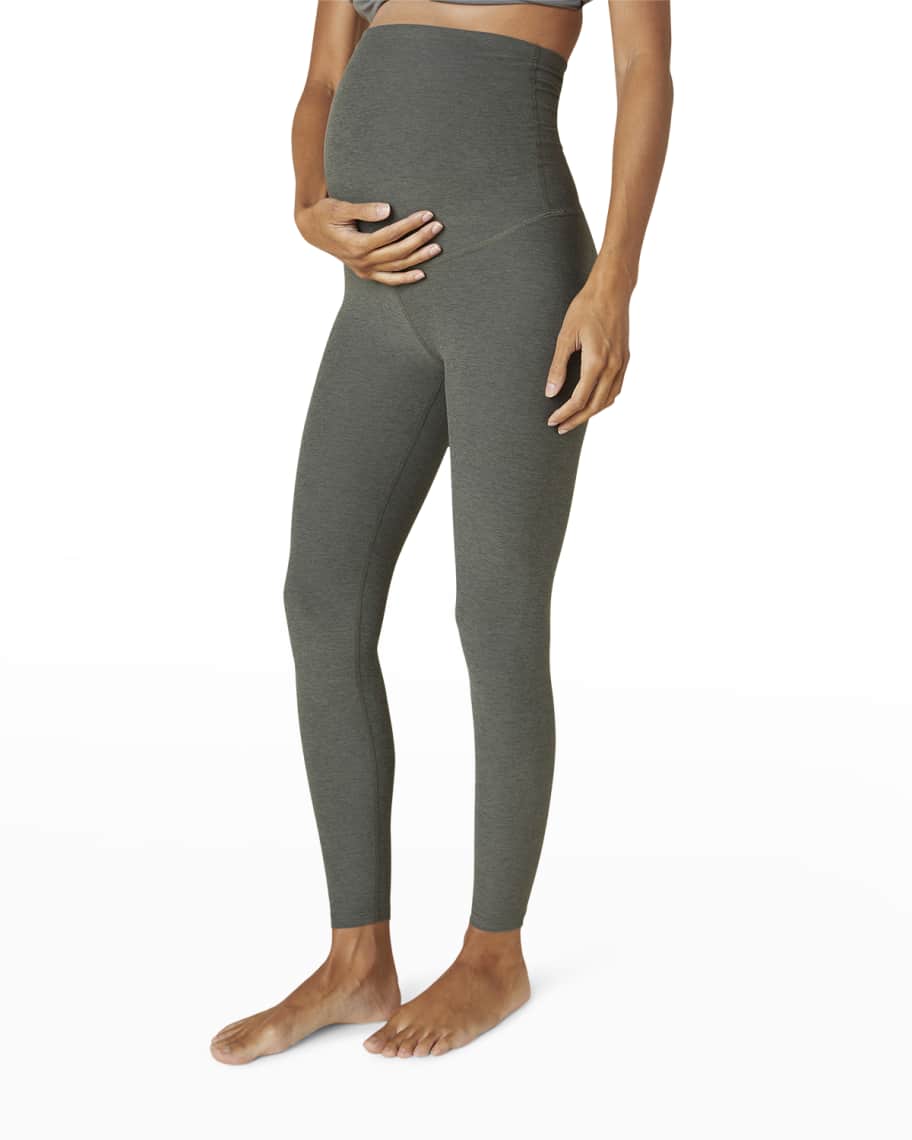 Beyond Yoga Maternity Empire Waisted Midi Leggings Neiman Marcus