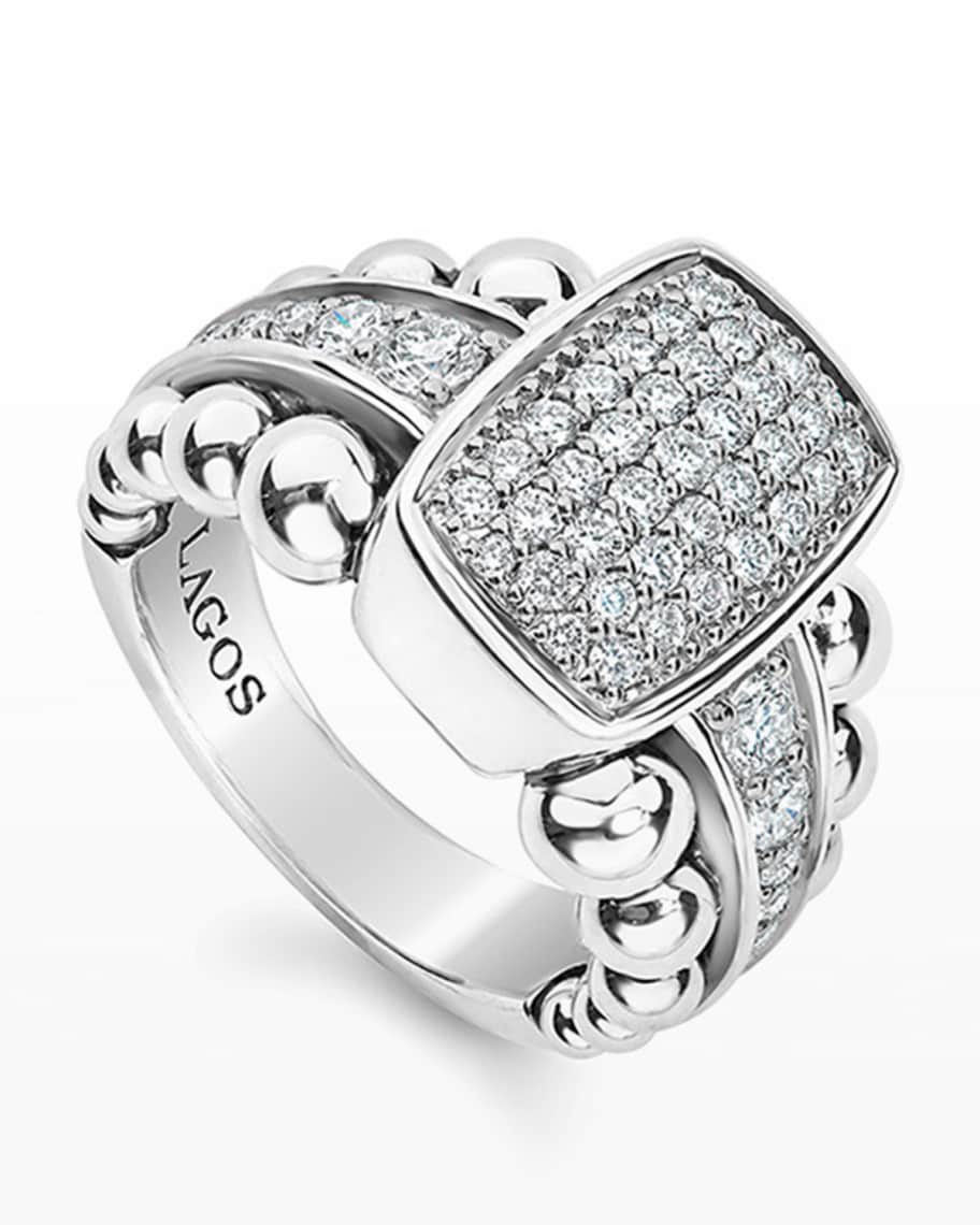 Image 2 of 4: Caviar Spark Diamond Pave Ring