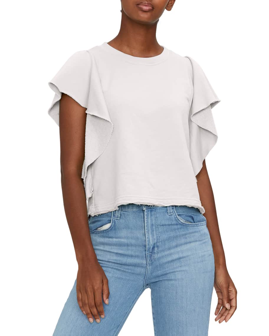 Michael stars ariana hotsell flutter sleeve pullover
