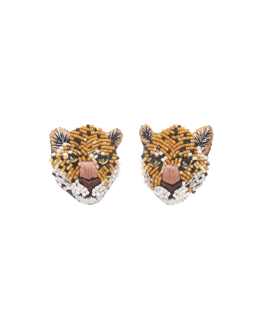 Mignonne Gavigan Leopard Stud Earrings | Neiman Marcus