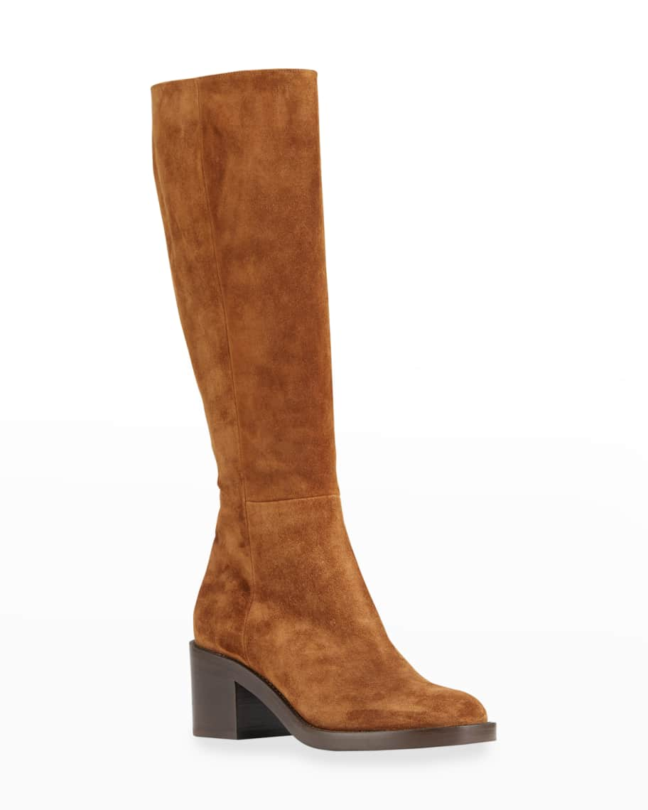 Renzo Knee High Boot Brown