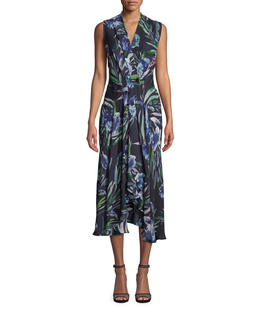 Nicole | Women's Vintage Sleeveless Midi Dress