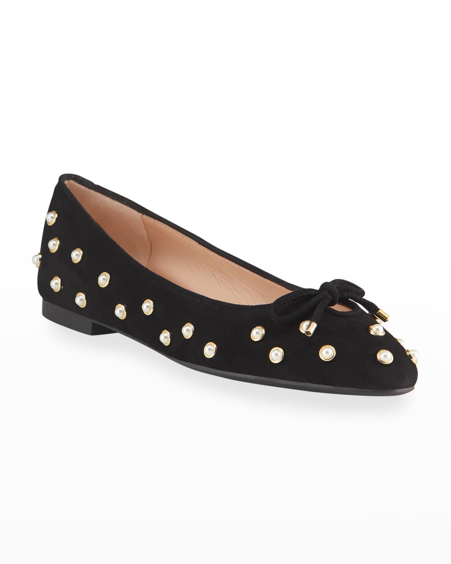 stuart weitzman gabby bow flat