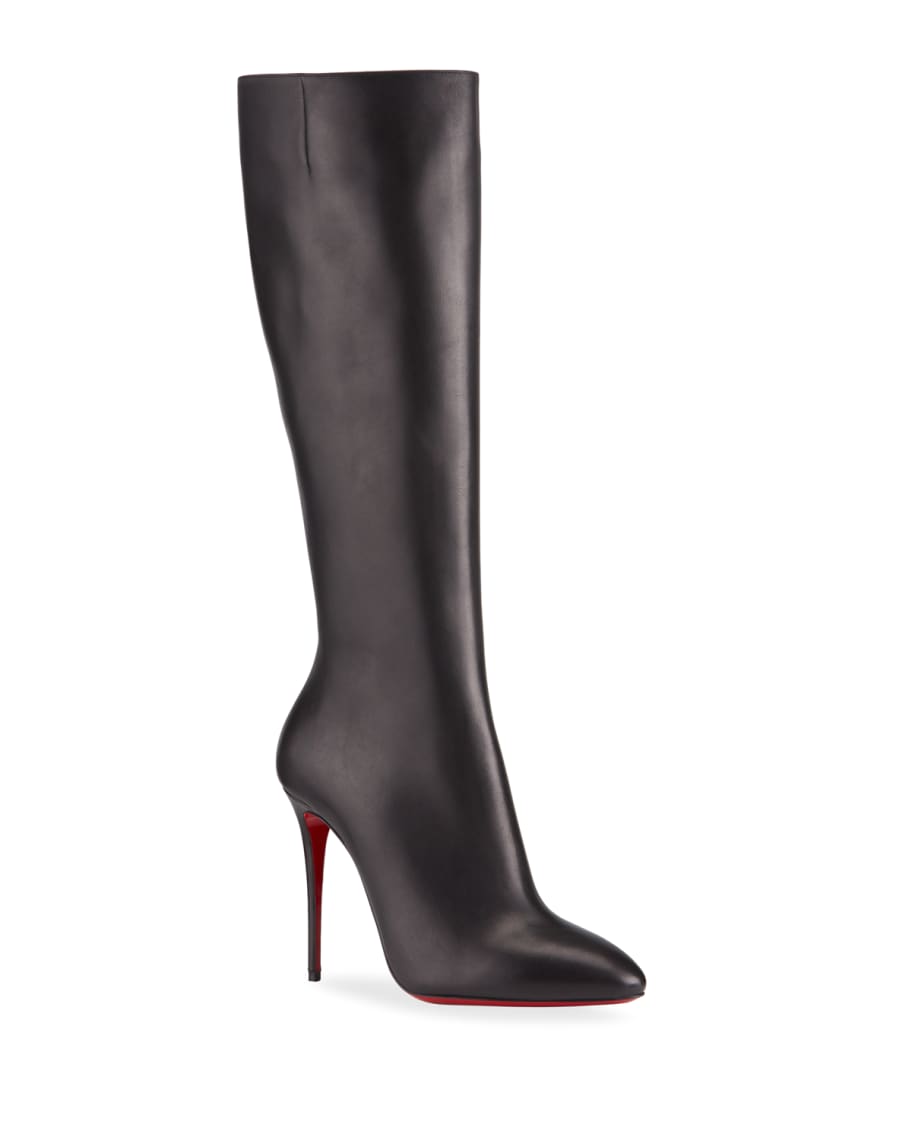 Christian Louboutin Eloise Suede Red Sole Booties - Bergdorf Goodman