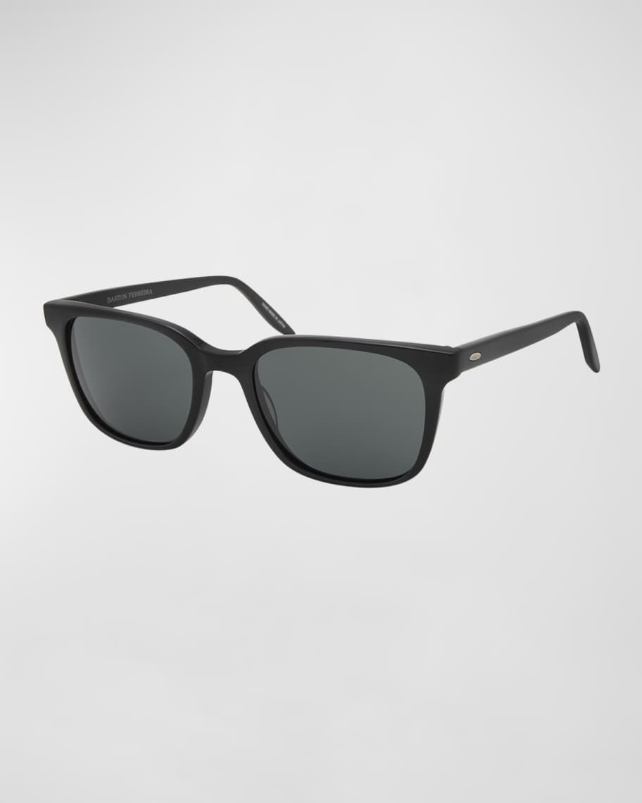 Barton Perreira Men's Joe 007 Square Acetate Sunglasses | Neiman