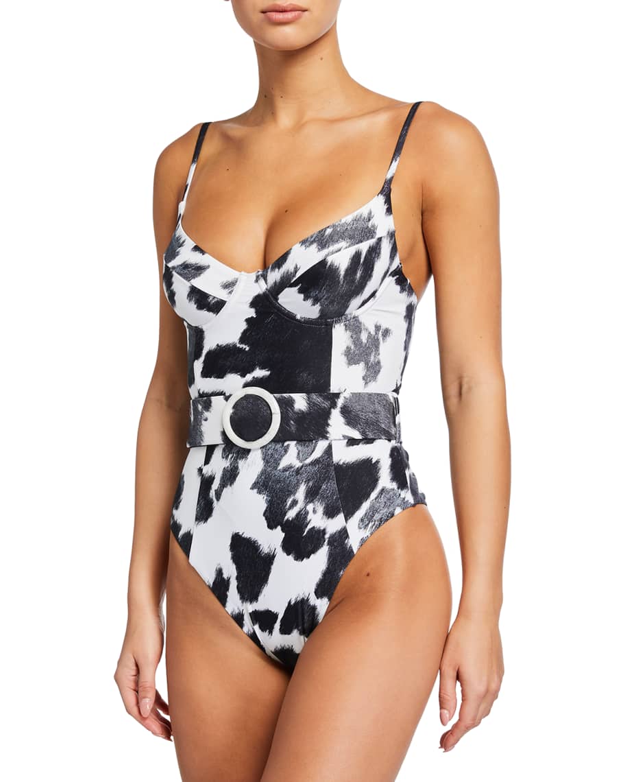 Onia danielle one piece cowhide hot sale