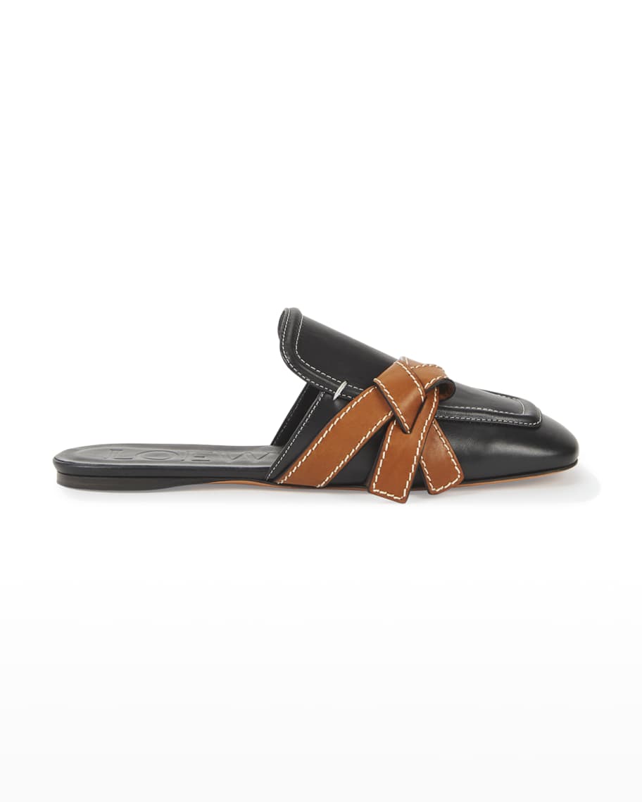 Loewe Gate Flat Mules Neiman Marcus