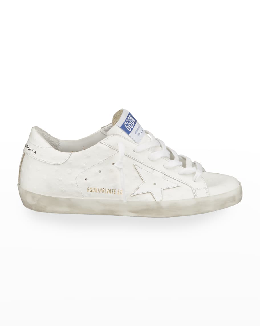 Golden goose ostrich