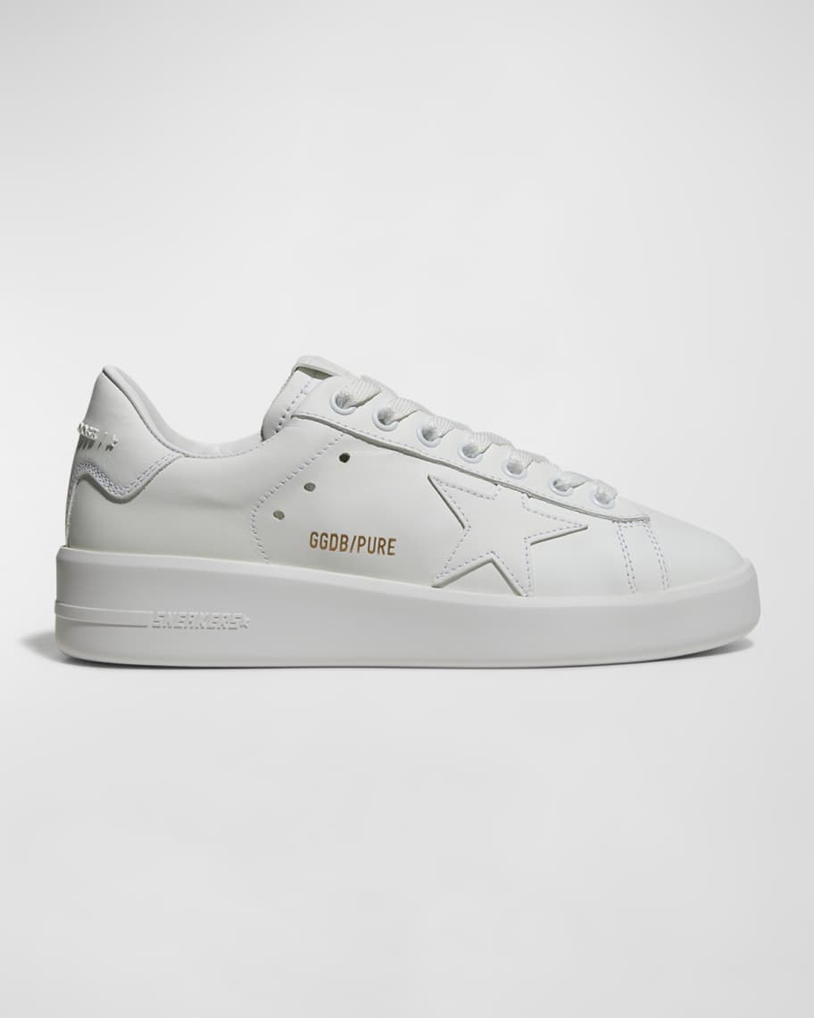 Golden goose all white new arrivals sneakers