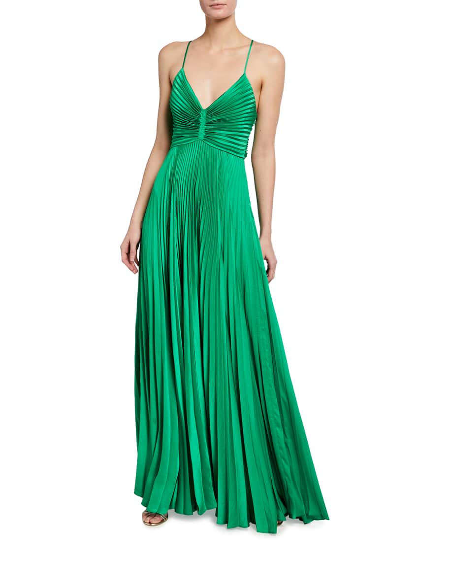 A.L.C. Aries Pleated Gown | Neiman Marcus