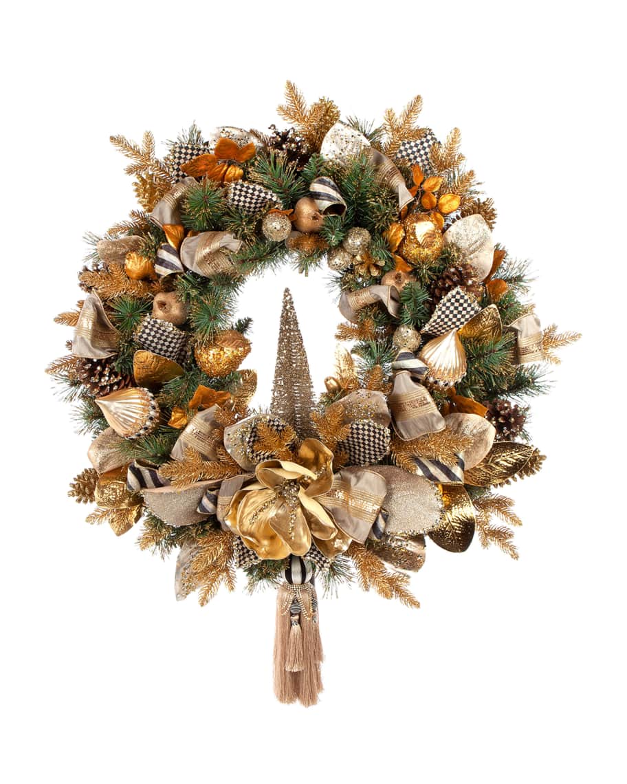MacKenzieChilds Golden Hour Wreath Neiman Marcus