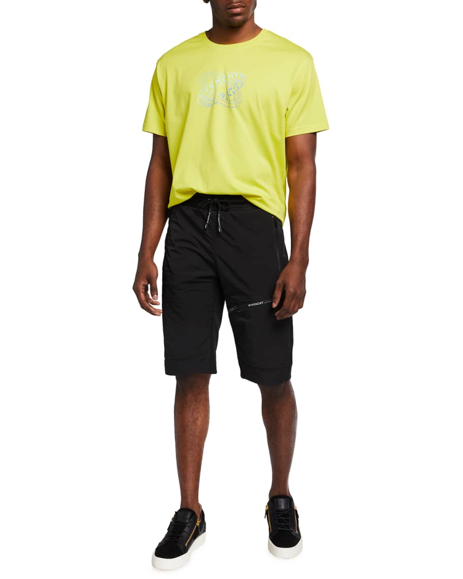 Givenchy Men's KneeLength Athletic Shorts Neiman Marcus