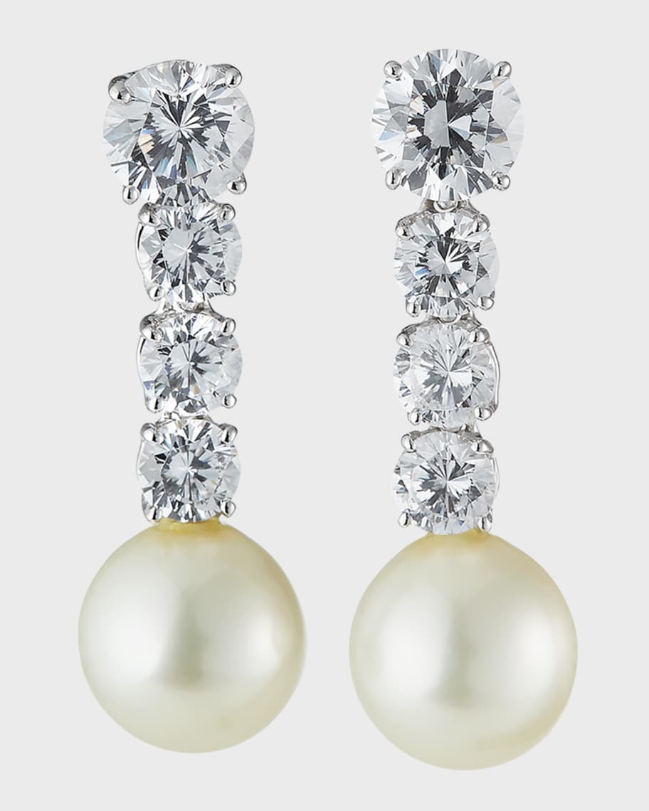 Neiman marcus cubic zirconia earrings top