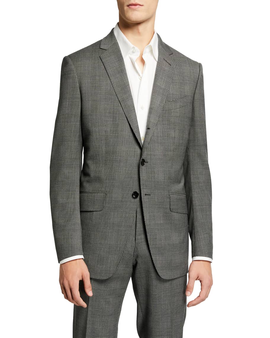 TOM FORD Men's O'Connor Plaid Suit, Gray | Neiman Marcus