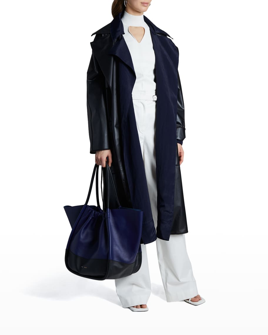 Proenza Schouler White Label Technical Suiting Oversized Wrap Coat