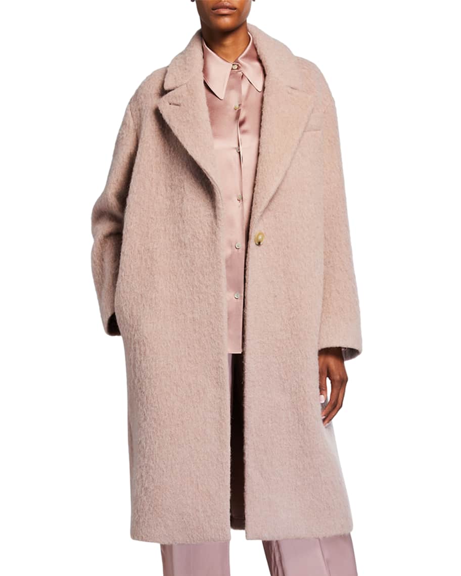 Vince Textured Wool Coat | Neiman Marcus