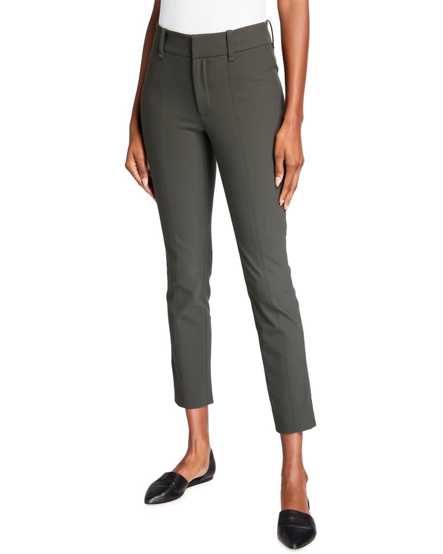 High waisted cigarette pants hot sale