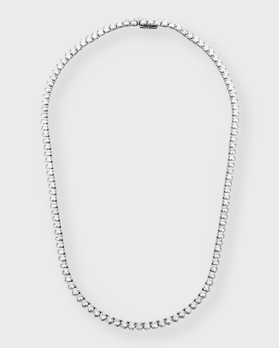 Neiman Marcus Diamonds 18k White Gold Diamond Necklace Neiman Marcus