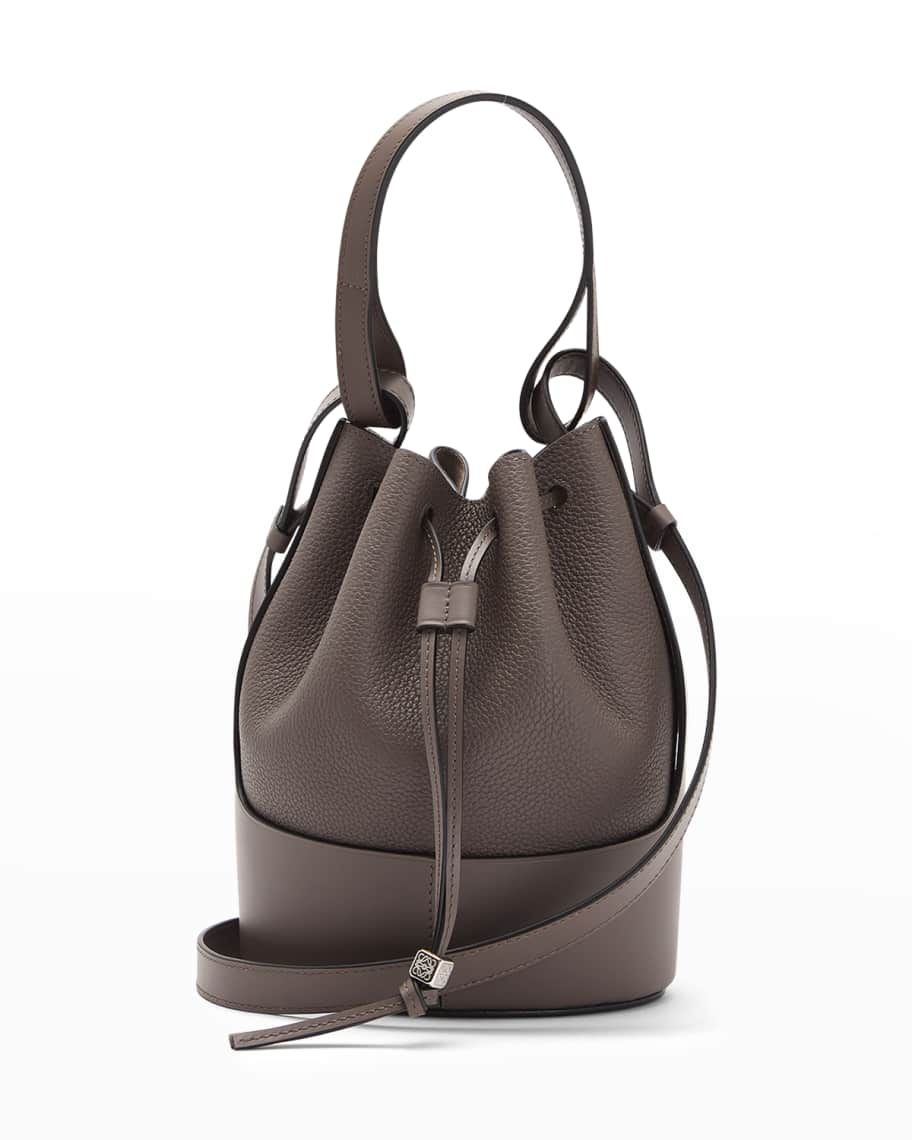 Loewe Balloon Medium Leather Bucket Bag