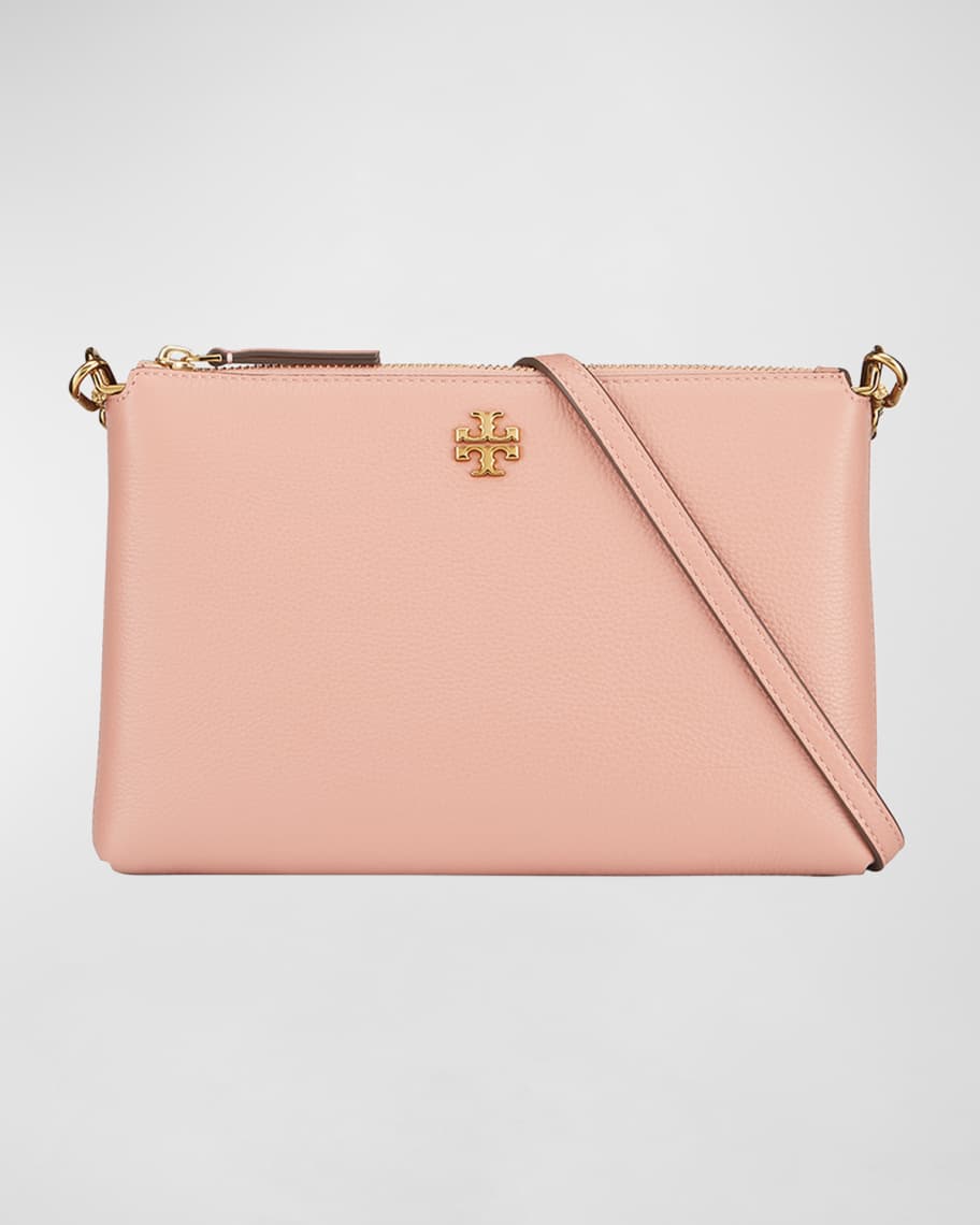 Tory Burch Kira Pebbled Leather Top Zip Crossbody Bag Neiman Marcus