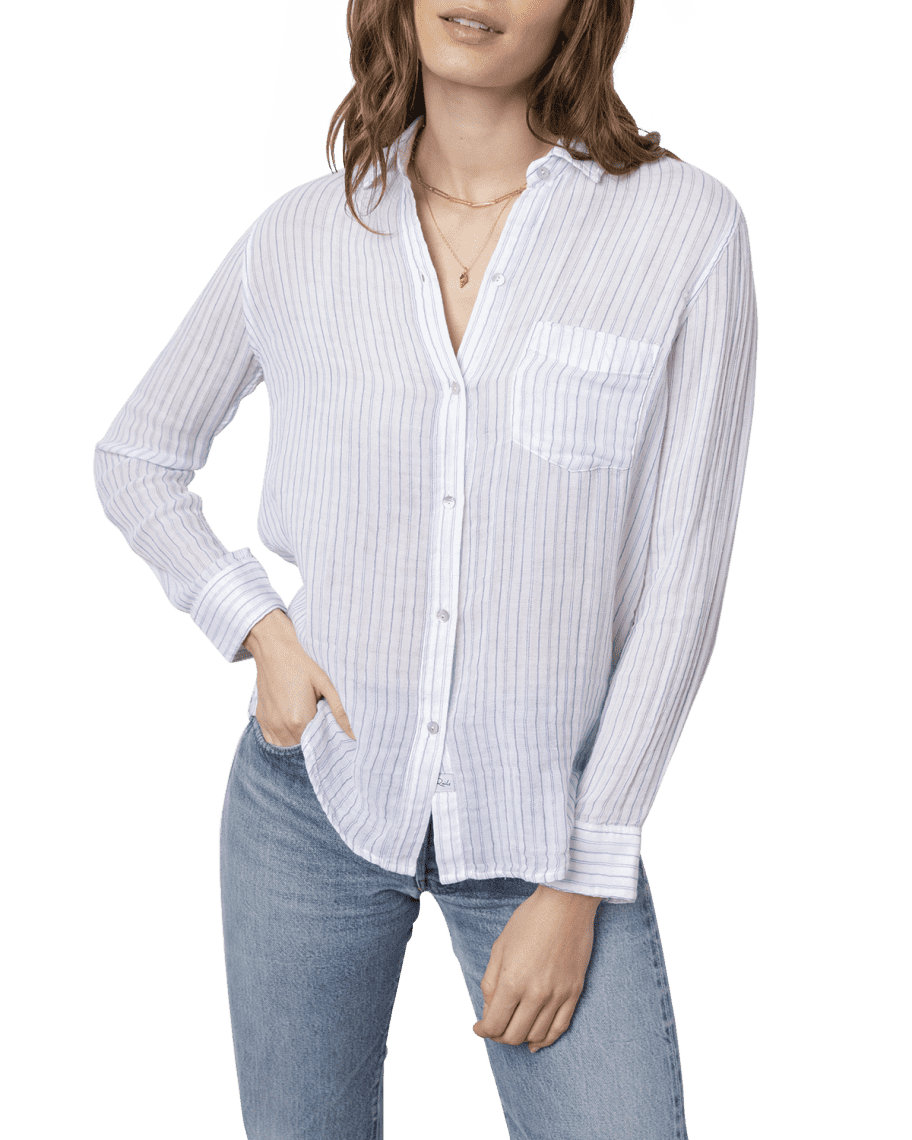 Rails Ellis Gauze Cotton Button Down Shirt Neiman Marcus