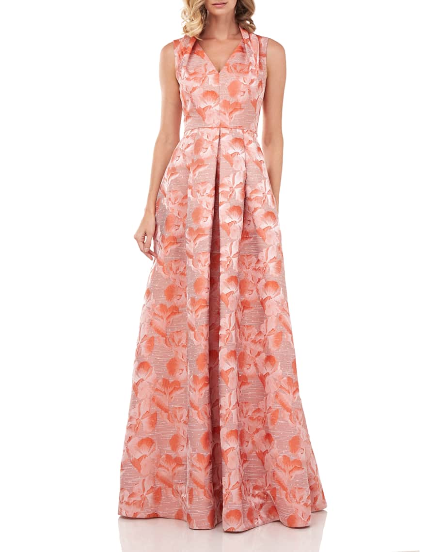 L´AUBE BLANC】Keyneck Jacquard Dress (S) 【ラッピング無料