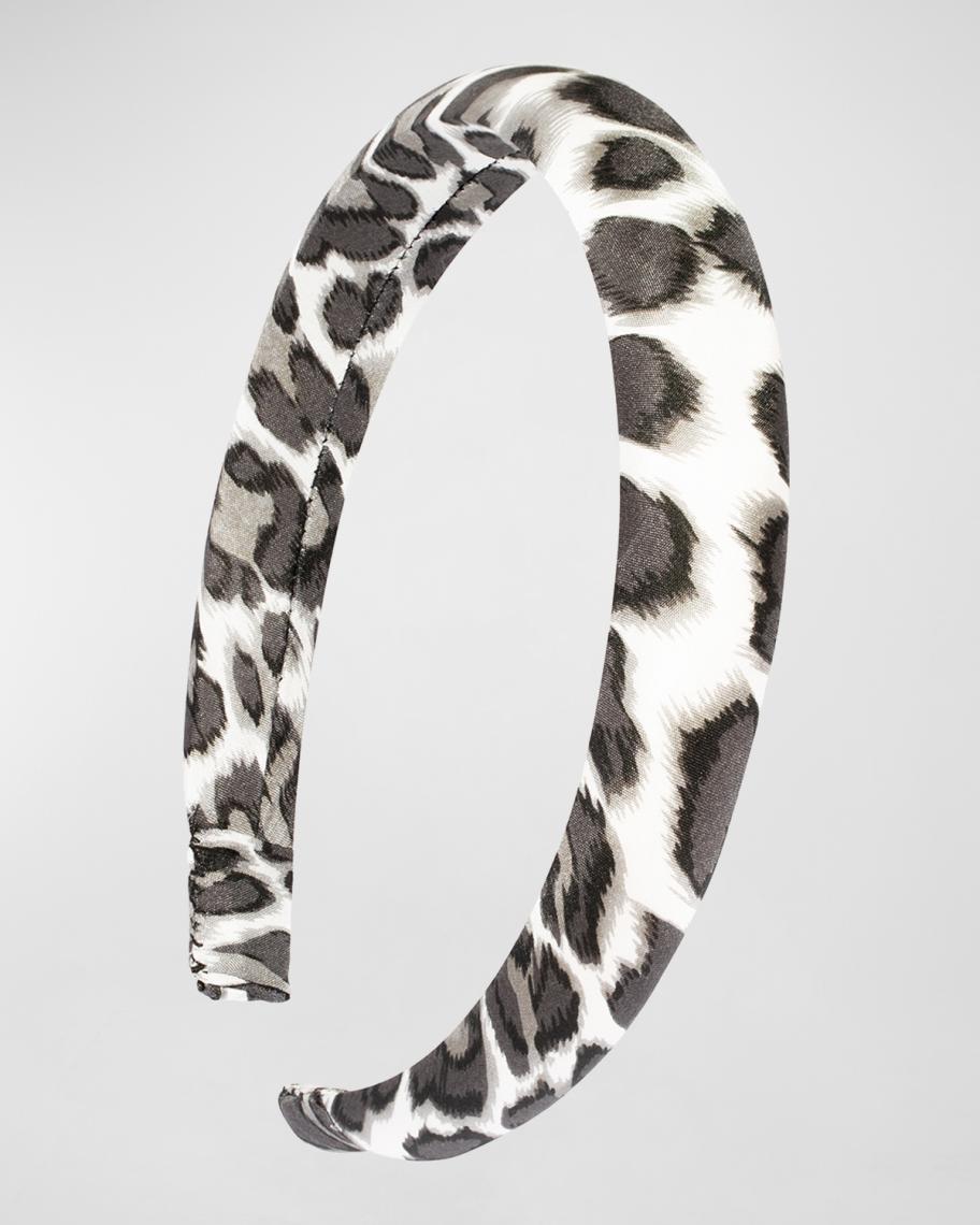 L. Erickson USA Silk Charmeuse Padded Headband L. Erickson Usa Silk Charmeuse Padded Headband - Plantain  main image 3