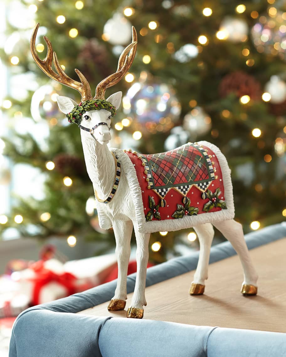 MacKenzieChilds Aberdeen Standing Reindeer Neiman Marcus
