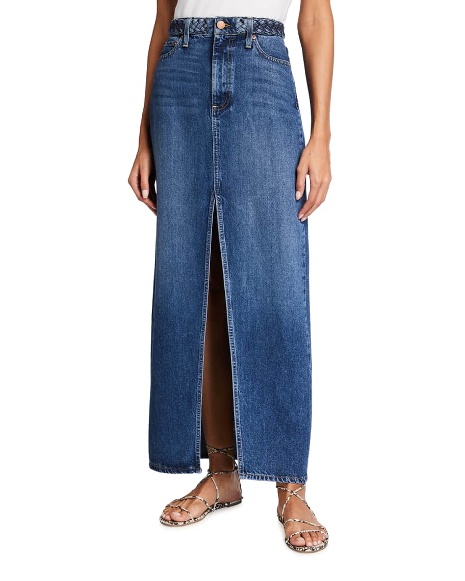 Alice and olivia denim skirt hot sale