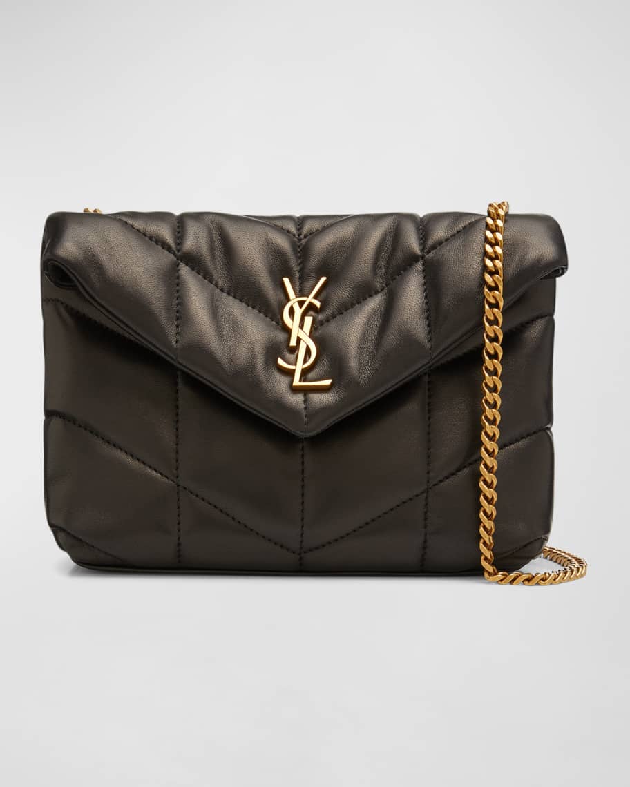 Saint Laurent Lou Puffer Toy YSL Crossbody Bag in Quilted Leather ...