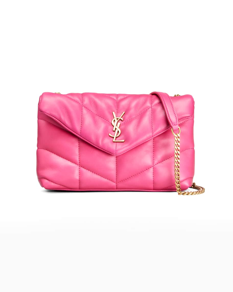 Saint Laurent Lou Puffer Toy YSL Crossbody Bag in Quilted Leather ...