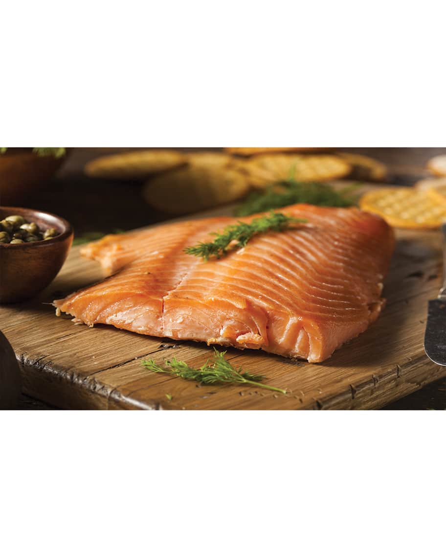 Browne Trading Company Maple Hot Smoked Salmon Gift Box Neiman Marcus