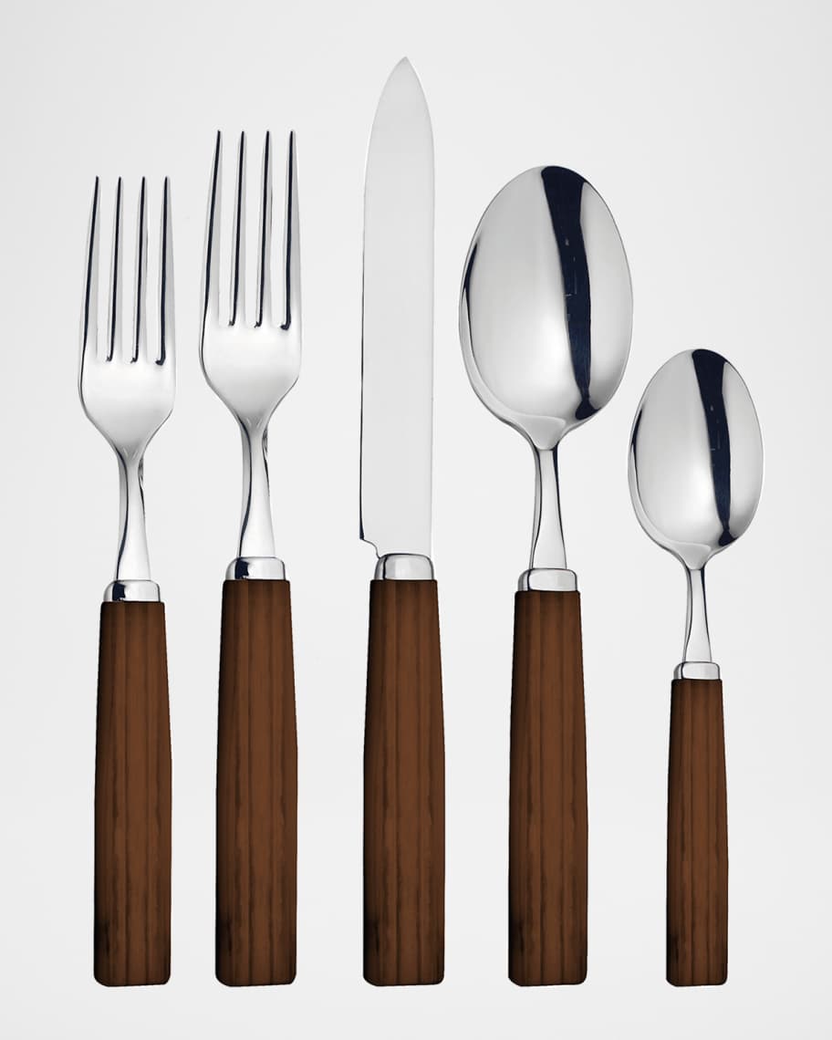Broggi for Vista Alegre 5-Piece Dakar Acacia Flatware Set | Neiman