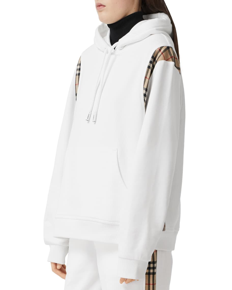 Burberry Fairhall Check Panel Sweater | Neiman Marcus
