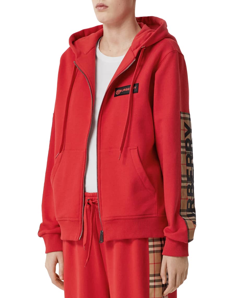Burberry online red hoodie