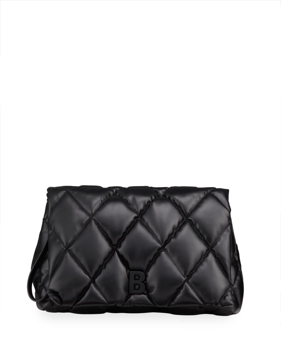 Balenciaga Touch Quilted Napa Wristlet Clutch Bag | Neiman Marcus