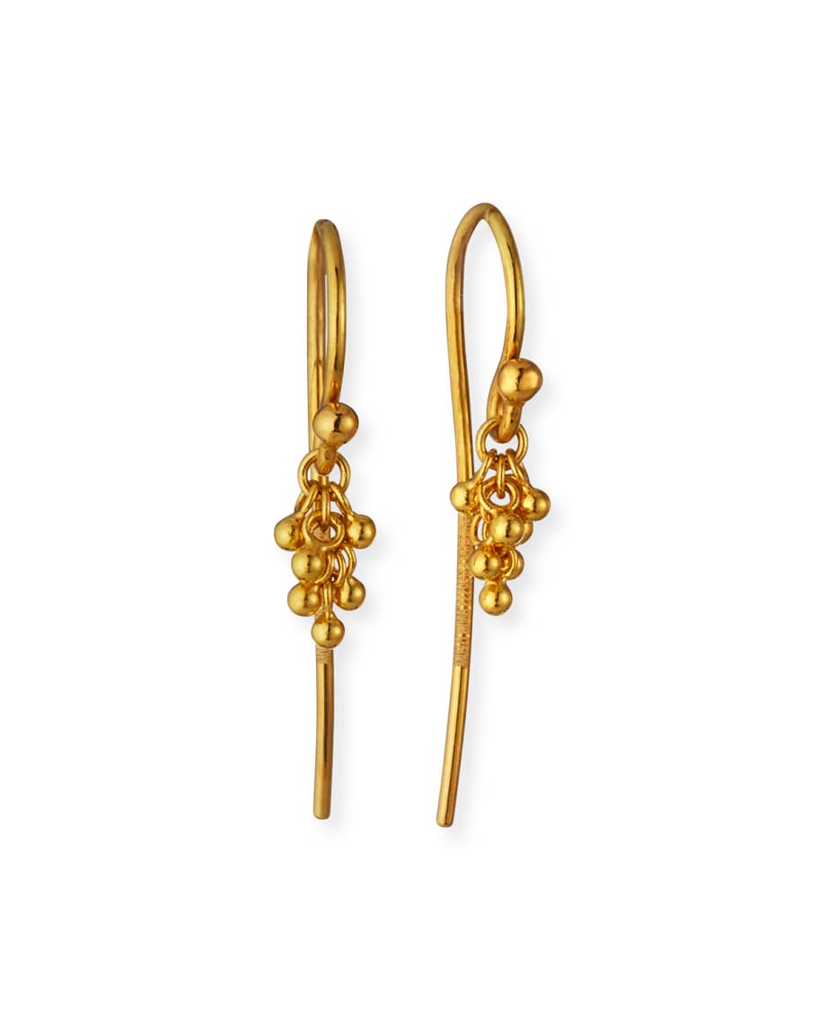 Gurhan 24K Gold Crisscross Chain Hook Earrings | Neiman Marcus