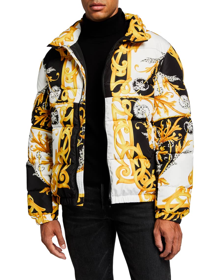 Versace mens puffer jacket top