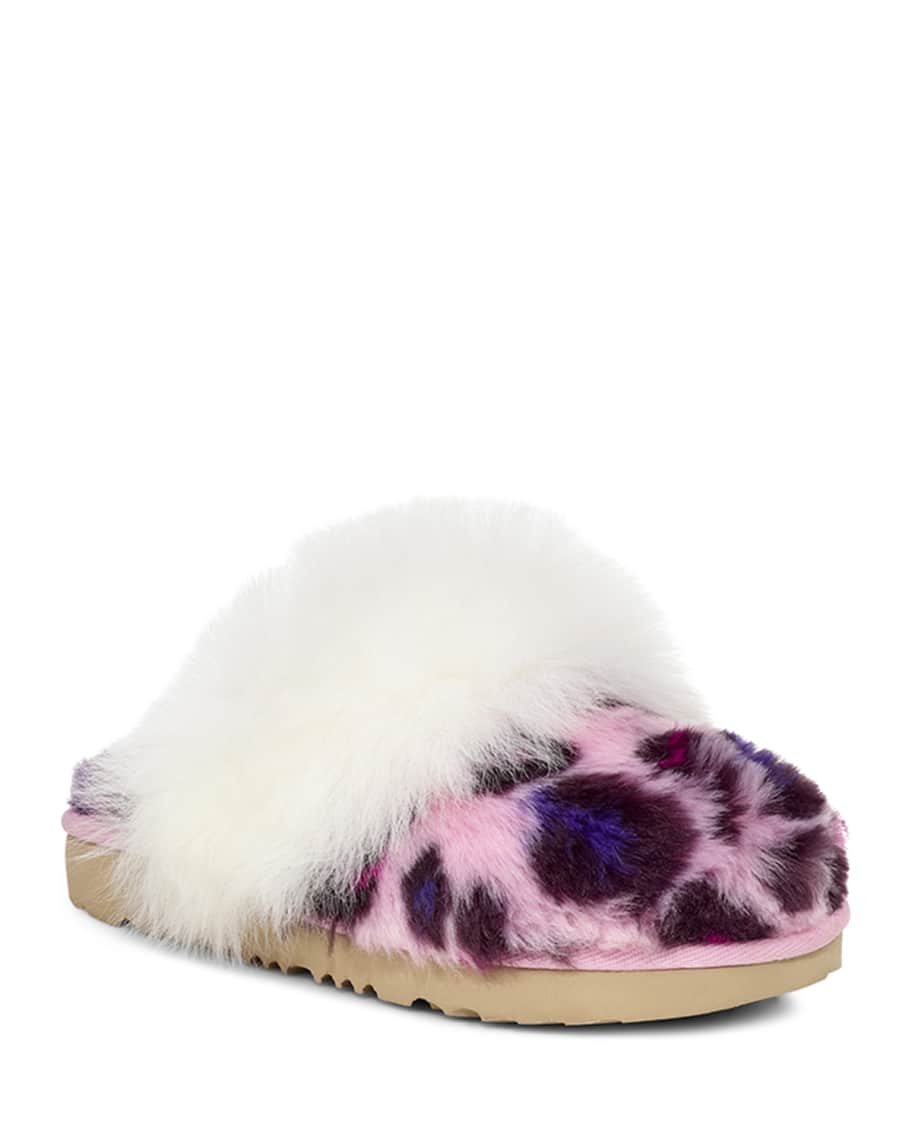 Ugg slippers pink leopard clearance