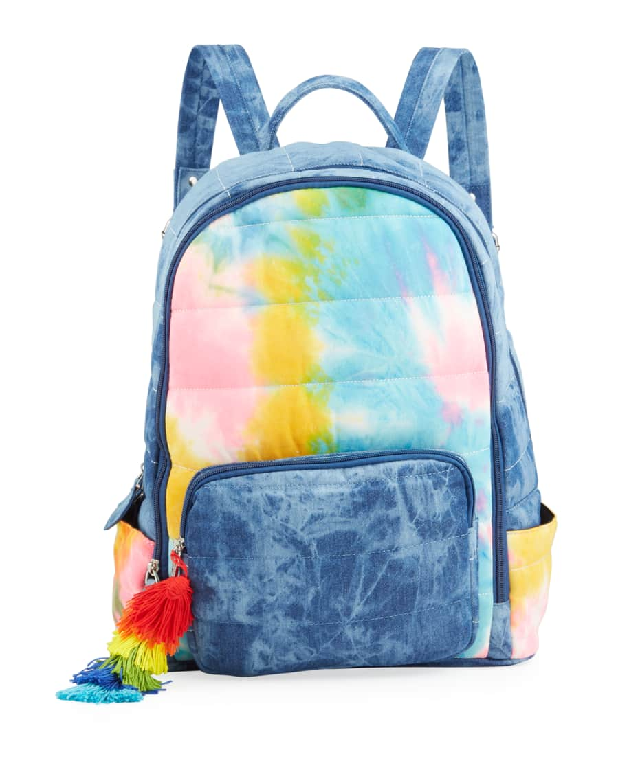 Bari Lynn Backpack - TIE DYE QUILTED BLUE BACKPACK - Full Size – Stoopher &  Boots