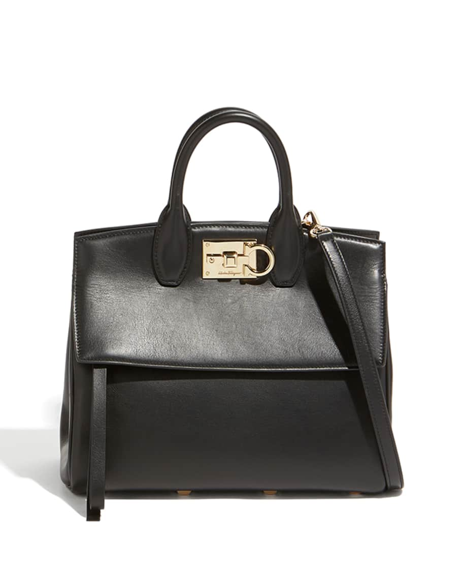 Salvatore Ferragamo Studio Top Handle Satchel Bag | Neiman Marcus