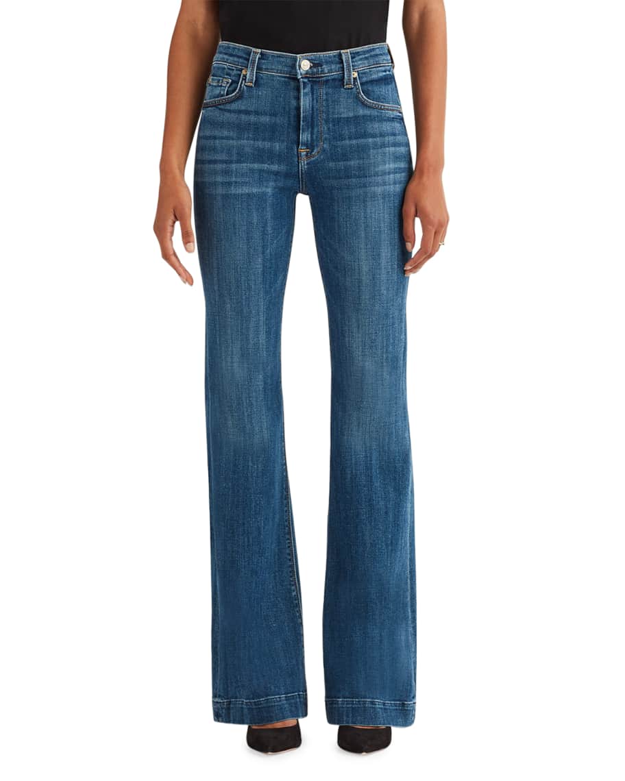 7 for all mankind Ginger Flare Jeans Broken Twill Athens